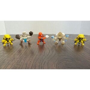 Vintage Moose Fistful Toys Battle Mini Figures Monster Lot 5pc Y2K